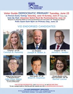 VID Endorsements for June 23